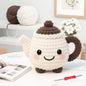 DIY Teapot Crochet Kit for Beginners – Easy Craft Set for Tea Lover