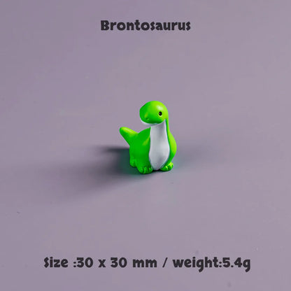 Mini Dinosaur Figurine Set – 10pcs Cute Cartoon Dino Desk Decor & Mini Landscape Toys