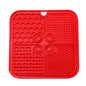 20cm Dog Lick Mat Large Square Dog Cat Pet Slow Feeder Feeding Lick Licking Mat Silicone Suction Cup