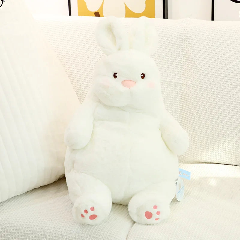 Giant Lazy Bunny Plush Toy – Soft White Rabbit Stuffed Animal in 35–80 cm Sizes
