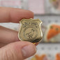 Silly Goose Metal Pin Badge Funny Animal Geese Duck Metal Badge Brooch Sheriff Badge Style