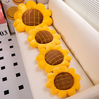 35-70cm Large Sunflower Plush Cushion / Pillow – Flower Pillow Soft Toy