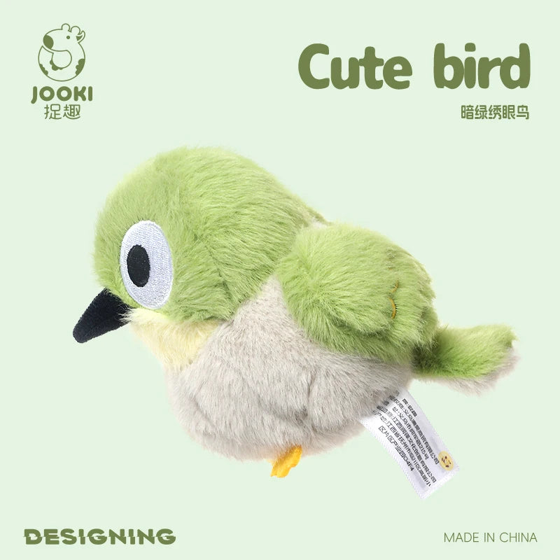 11cm Lifelike Mini Bird Plush Soft Toy – Kingfisher, Sparrow, Sunbird, Myna & More