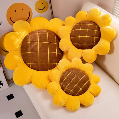 35-70cm Large Sunflower Plush Cushion / Pillow – Flower Pillow Soft Toy