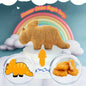 Large Dino Nugget Plush Pillow – 47cm Soft Stuffed Dinosaur Chicken Nugget Toy Quirky Funny