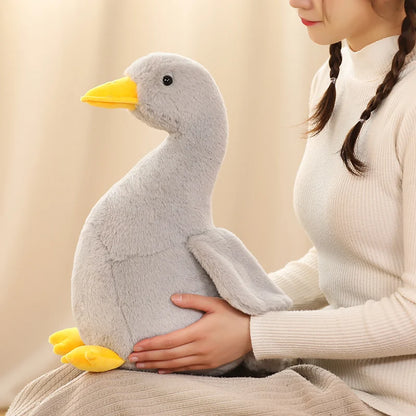 30/40cm Large Cute Duck Plush Toy in Yellow, White, Grey or Black - Stuffed Animal Soft Toy Gift