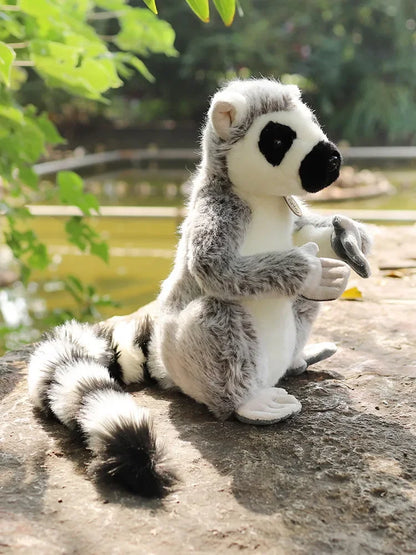 28cm Large Ring Tailed Lemur Plush Soft Toy – Short or Long Arms Hanging or Sitting