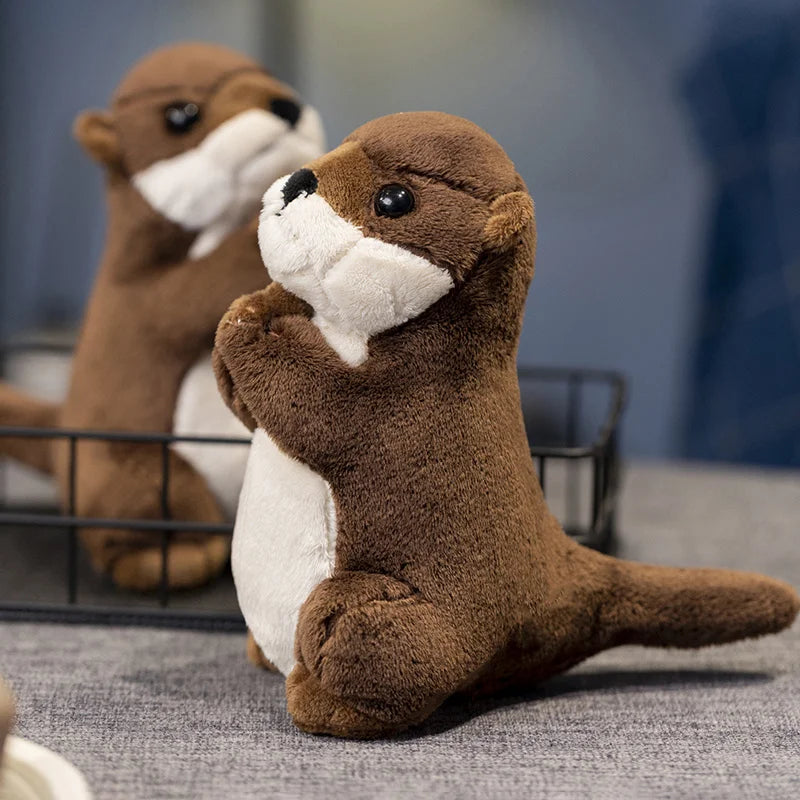 19cm Cute Brown Otter Plush Soft Toy