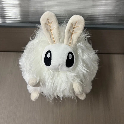 20cm Poodle Moth Plush – Fluffy Cute Anime-Style Insect Soft Toy Gift