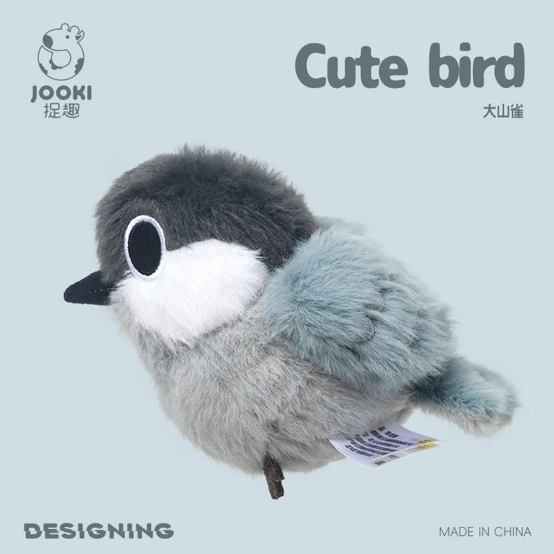 11cm Lifelike Mini Bird Plush Soft Toy – Kingfisher, Sparrow, Sunbird, Myna & More