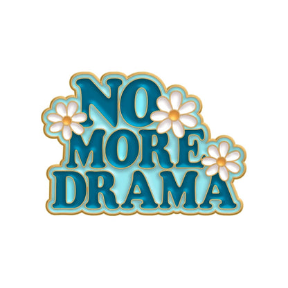 Funny Sarcastic Quotes Text Enamel Pin Badges Limited Edition Don’t Quit Dramatic Send Noods