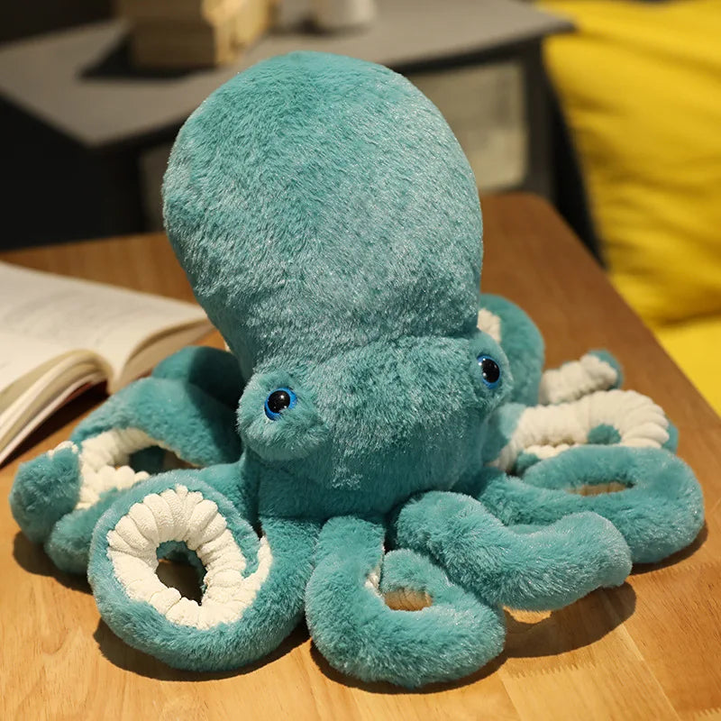 30-90cm Giant Large Octopus Plush Soft Toy – Blue, Pink, Black, Green - Sea-life Plush