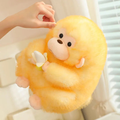 23/30/40cm Large Cute Chubby Monkey Plush Soft Toy