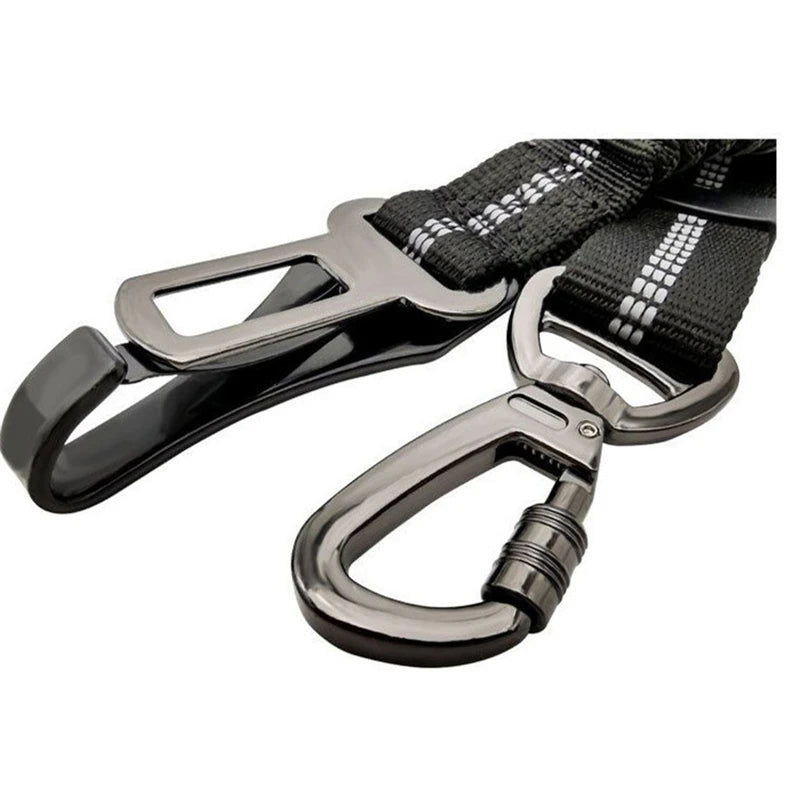 3-in-1 Adjustable Dog Car Seat Belt – Reflective Pet Travel Safety Lead for Small Medium & Large Dogs