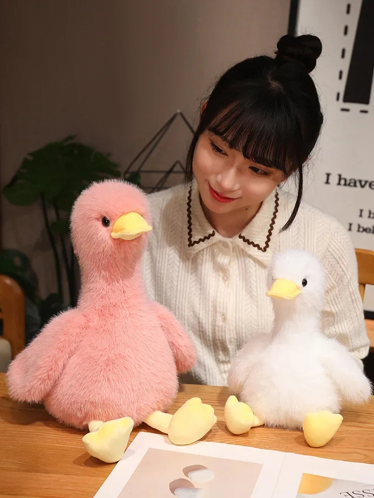 34/45cm Large Cute Duck Plush Toy in Yellow, Pink, White or Black - Stuffed Animal Soft Toy Gift