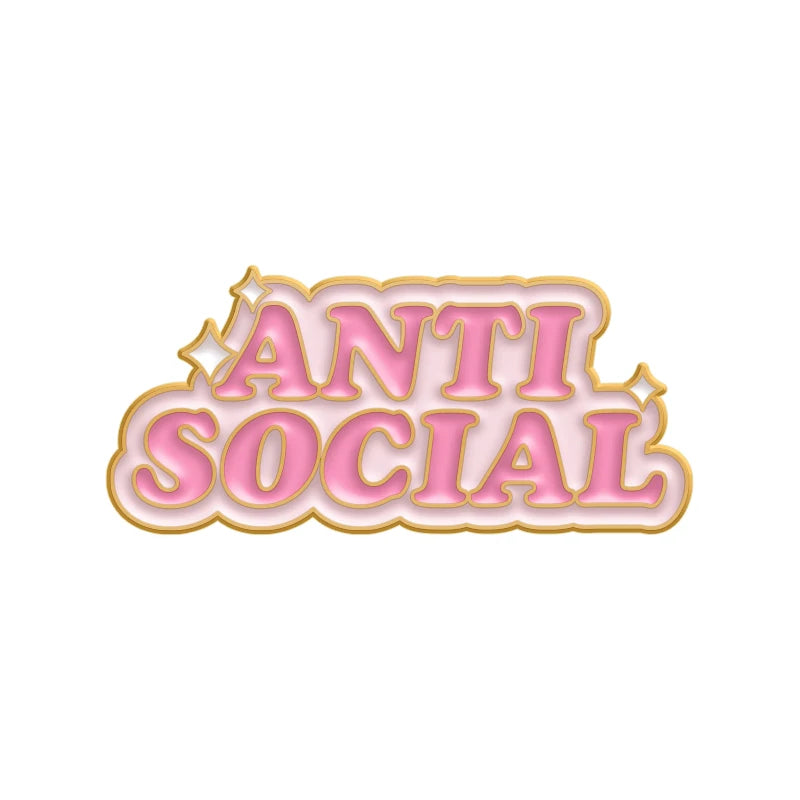 Funny Sarcastic Quotes Text Enamel Pin Badges Limited Edition Don’t Quit Dramatic Send Noods