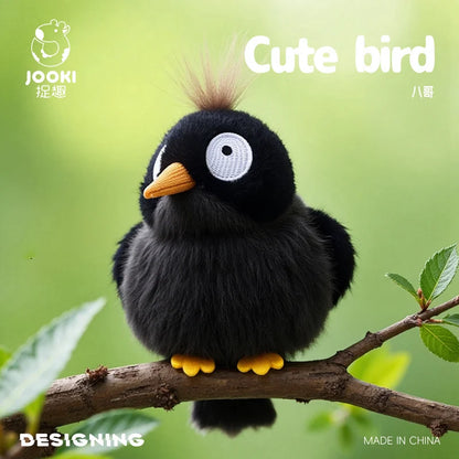 11cm Lifelike Mini Bird Plush Soft Toy – Kingfisher, Sparrow, Sunbird, Myna & More