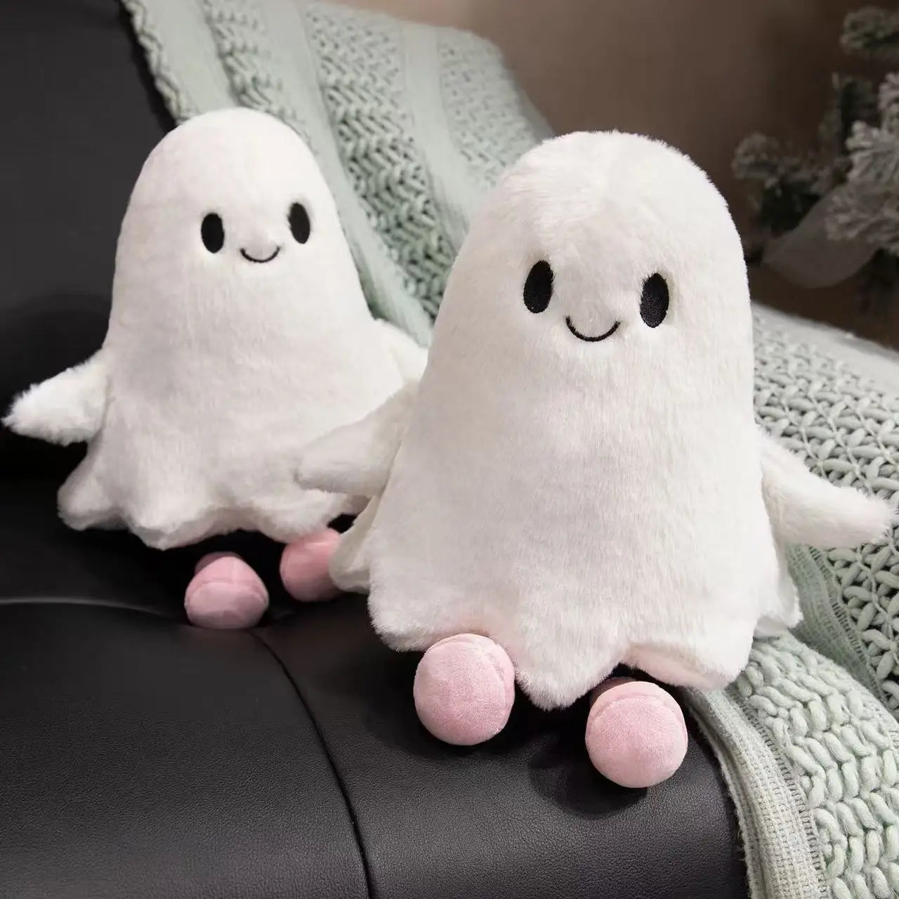 18-30cm Large Ghost Pumpkin Halloween Plush Soft Toy Smiling