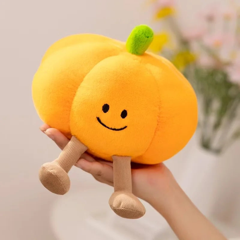 18-30cm Large Ghost Pumpkin Halloween Plush Soft Toy Smiling