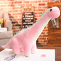 50cm or 80cm Long-Neck Dinosaur Plush Soft Toy – Pink, Green, Blue Brachiosaurus