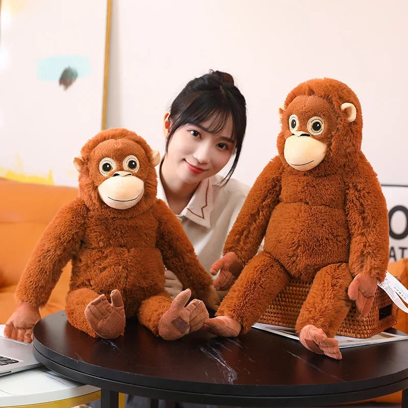 66cm Orangutan Plush Soft Toy – Large Monkey Cuddly Plush Gift