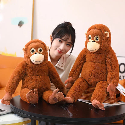 66cm Orangutan Plush Soft Toy – Large Monkey Cuddly Plush Gift