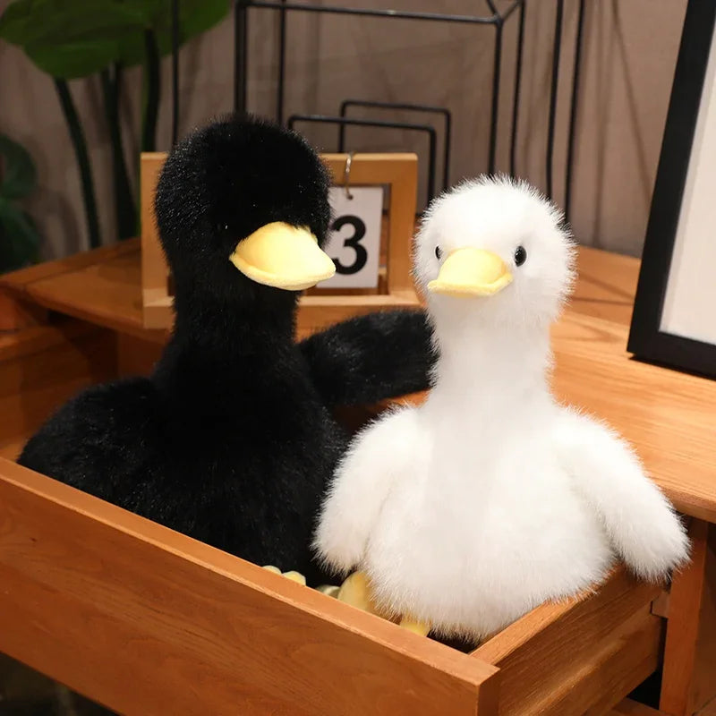 34/45cm Large Cute Duck Plush Toy in Yellow, Pink, White or Black - Stuffed Animal Soft Toy Gift