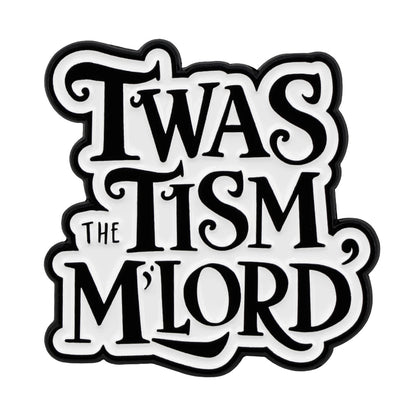 Twas the Tism Funny Enamel Brooch Lapel Pin Badge Autism Neurodivergent