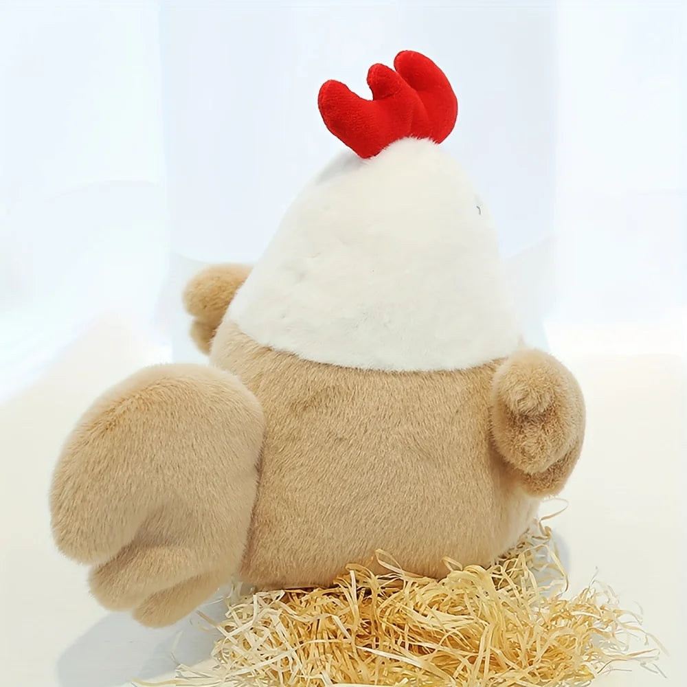23cm Chicken Plush Soft Toy – Single or Set of Two Cute Hen Plushies