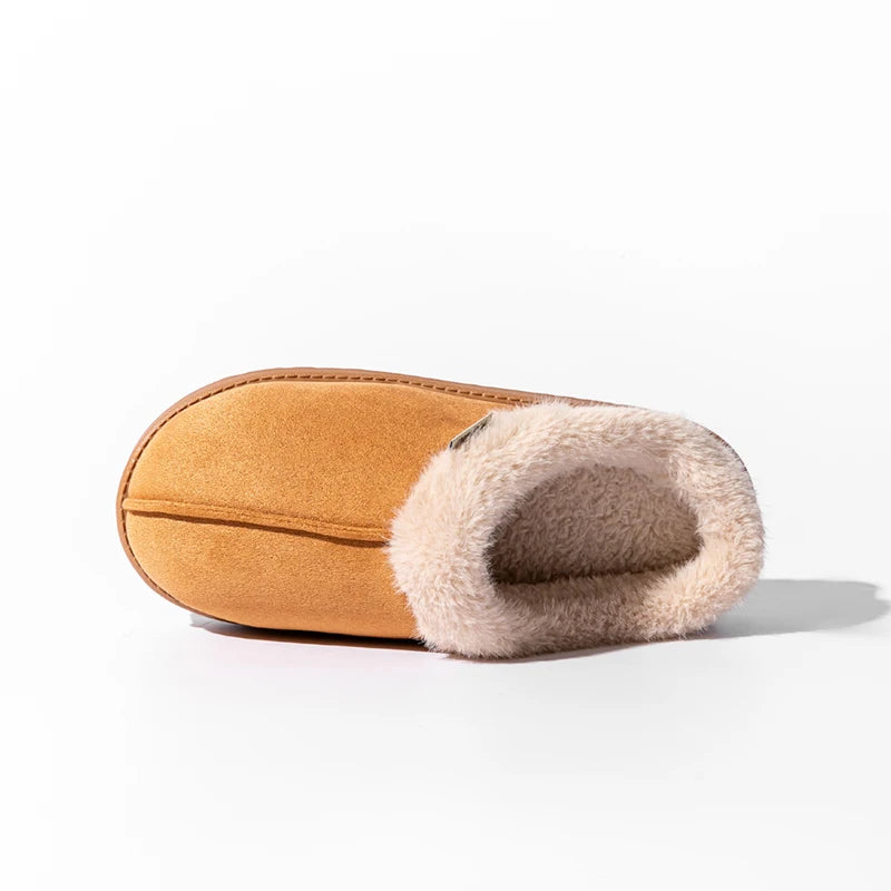 Women’s Men’s Unisex Slippers - Fluffy Thick EVA Sole Anti-Slip Indoor Slippers Warm for Winter Autumn