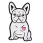 Dog Lover French Bulldog Enamel Brooch Lapel Pin Badge Novelty Gift