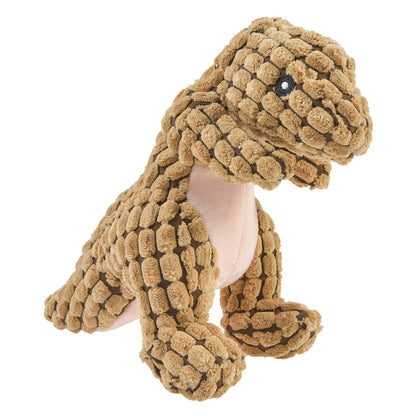 Interactive Squeaky Plush Dinosaur Dog Toy – Fun & Durable for Small to Medium Pets
