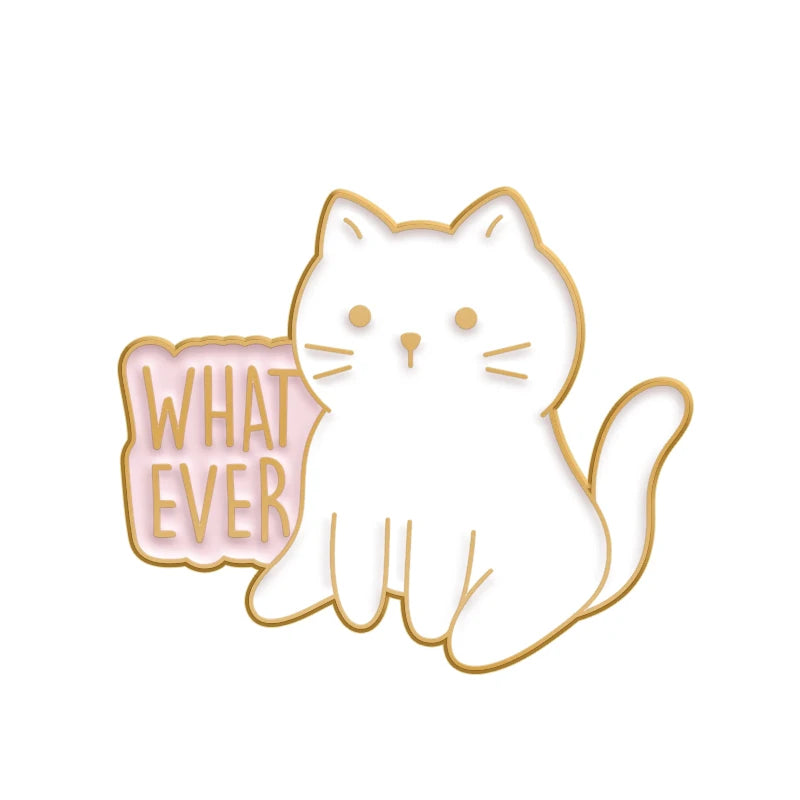 Funny Sarcastic Quotes Text Enamel Pin Badges Limited Edition Don’t Quit Dramatic Send Noods