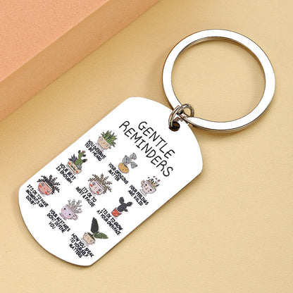 Mental Wellness Emotional Support Gift Bundle – Positivity Desk Set with Crochet Flower, Affirmation Keychain & Motivational Sign