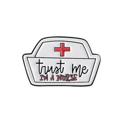 Funny Doctor Nurse Veterinarian Duck Dog Rat Enamel Brooch Lapel Pin Badge Novelty Gift