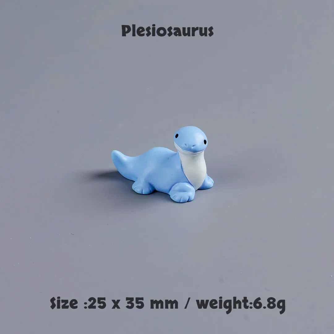 Mini Dinosaur Figurine Set – 10pcs Cute Cartoon Dino Desk Decor & Mini Landscape Toys