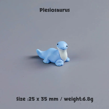 Mini Dinosaur Figurine Set – 10pcs Cute Cartoon Dino Desk Decor & Mini Landscape Toys