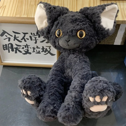 30/40cm Large Cat Plush – Black White Cute Cat Kitten Soft Toy