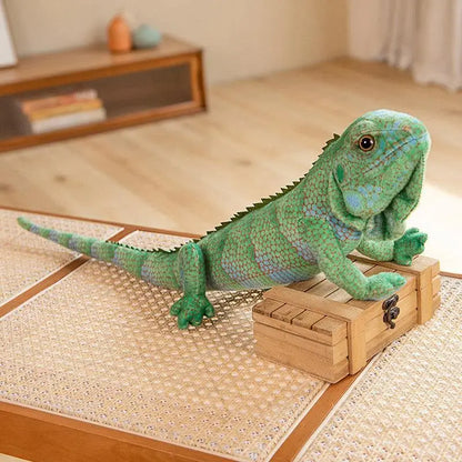 65cm Large Realistic Bearded Dragon Lizard Reptile Plush Soft Toy Poseable