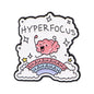 Hyperfocus ADHD Brain Funny Enamel Brooch Lapel Pin Badge Gift Neurodivergent