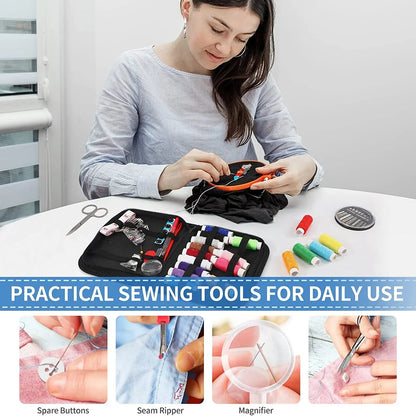 DIY Multi-Function Sewing Kit – Compact Sewing Box Set for Hand Quilting, Stitching & Repairs