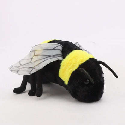 20-26cm Lifelike Bee Plush – Soft Honeybee Stuffed Soft Toy Insect Bug