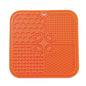 20cm Dog Lick Mat Large Square Dog Cat Pet Slow Feeder Feeding Lick Licking Mat Silicone Suction Cup