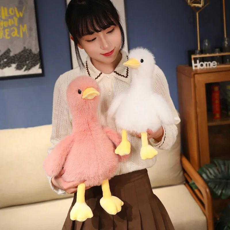 34/45cm Large Cute Duck Plush Toy in Yellow, Pink, White or Black - Stuffed Animal Soft Toy Gift