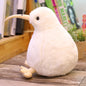 20cm Realistic Kiwi Bird Plush Soft Toy – Cute White or Orange/Brown