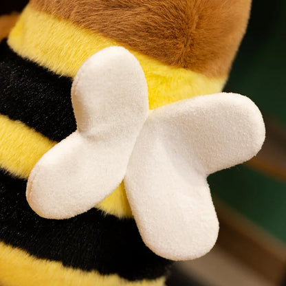 23cm/33cm Cute Capybara Plush in Bee Costume – Bumblebee Capybara Soft Toy