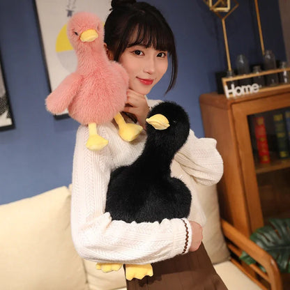 34/45cm Large Cute Duck Plush Toy in Yellow, Pink, White or Black - Stuffed Animal Soft Toy Gift