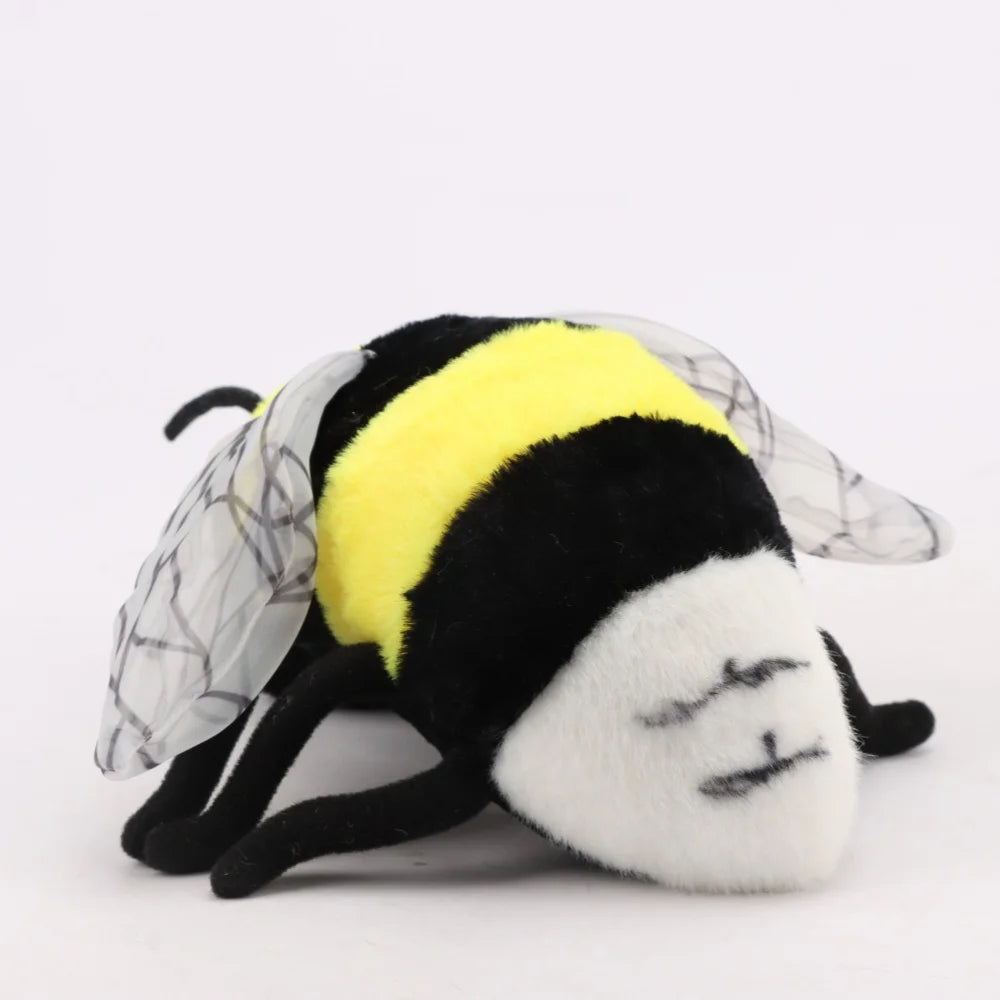 20-26cm Lifelike Bee Plush – Soft Honeybee Stuffed Soft Toy Insect Bug