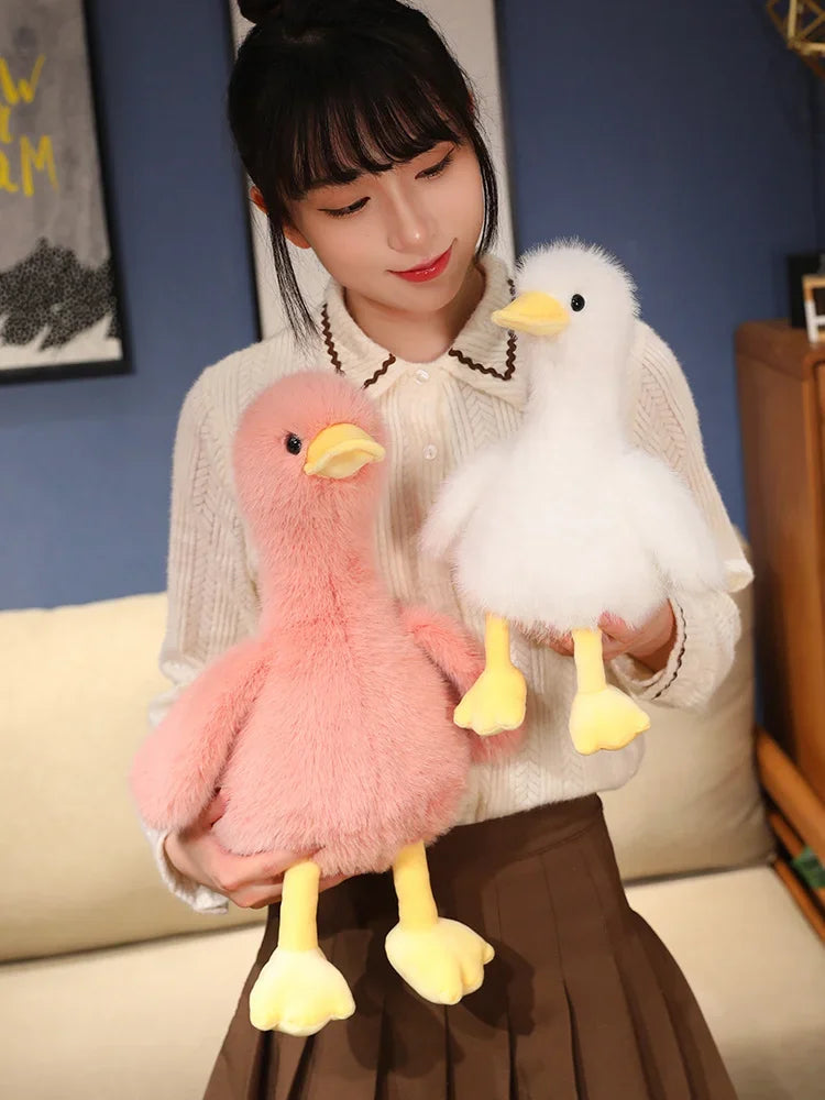 34/45cm Large Cute Duck Plush Toy in Yellow, Pink, White or Black - Stuffed Animal Soft Toy Gift