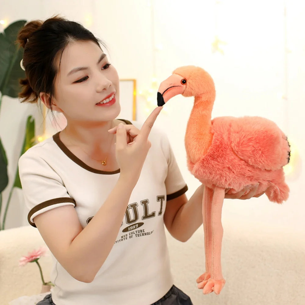40cm Flamingo or 30cm Pelican Plush Toy – Soft Bird Stuffed Toys